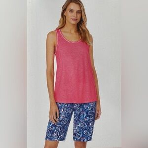 NEW Anne Klein Bermuda Pajama Set size Small